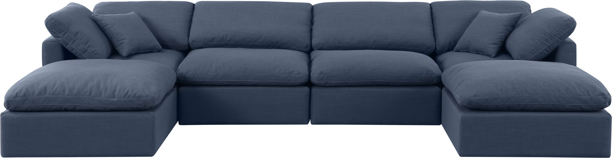 Indulge - Linen 6 Piece Modular Double Chaise Sectional - Urban Living Furniture (Los Angeles, CA)