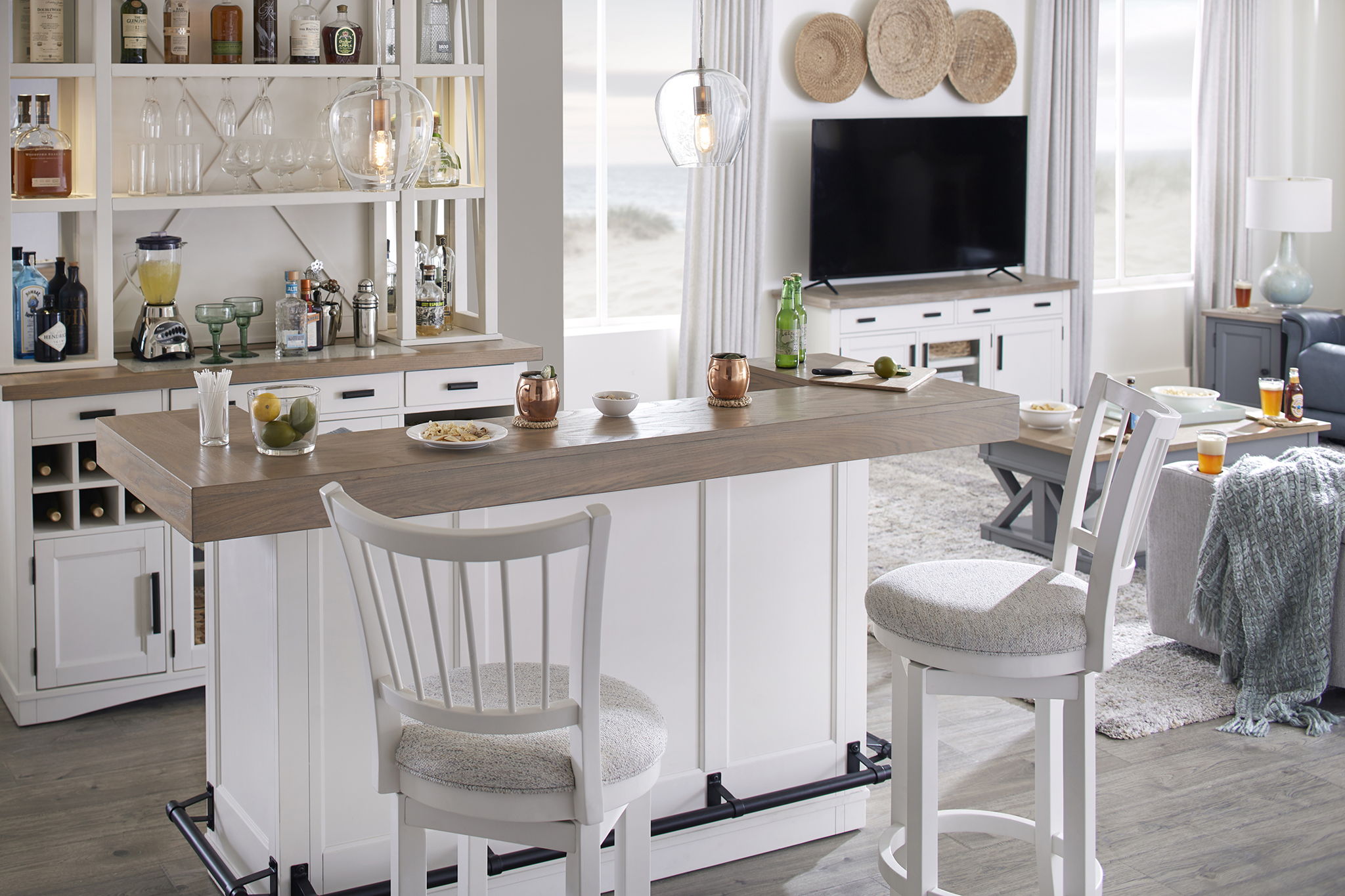 Americana Modern Dining - Bar - Cotton - Urban Living Furniture (Los Angeles, CA)