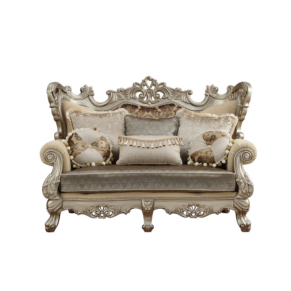 Ranita - Loveseat - Fabric & Champagne - Urban Living Furniture (Los Angeles, CA)