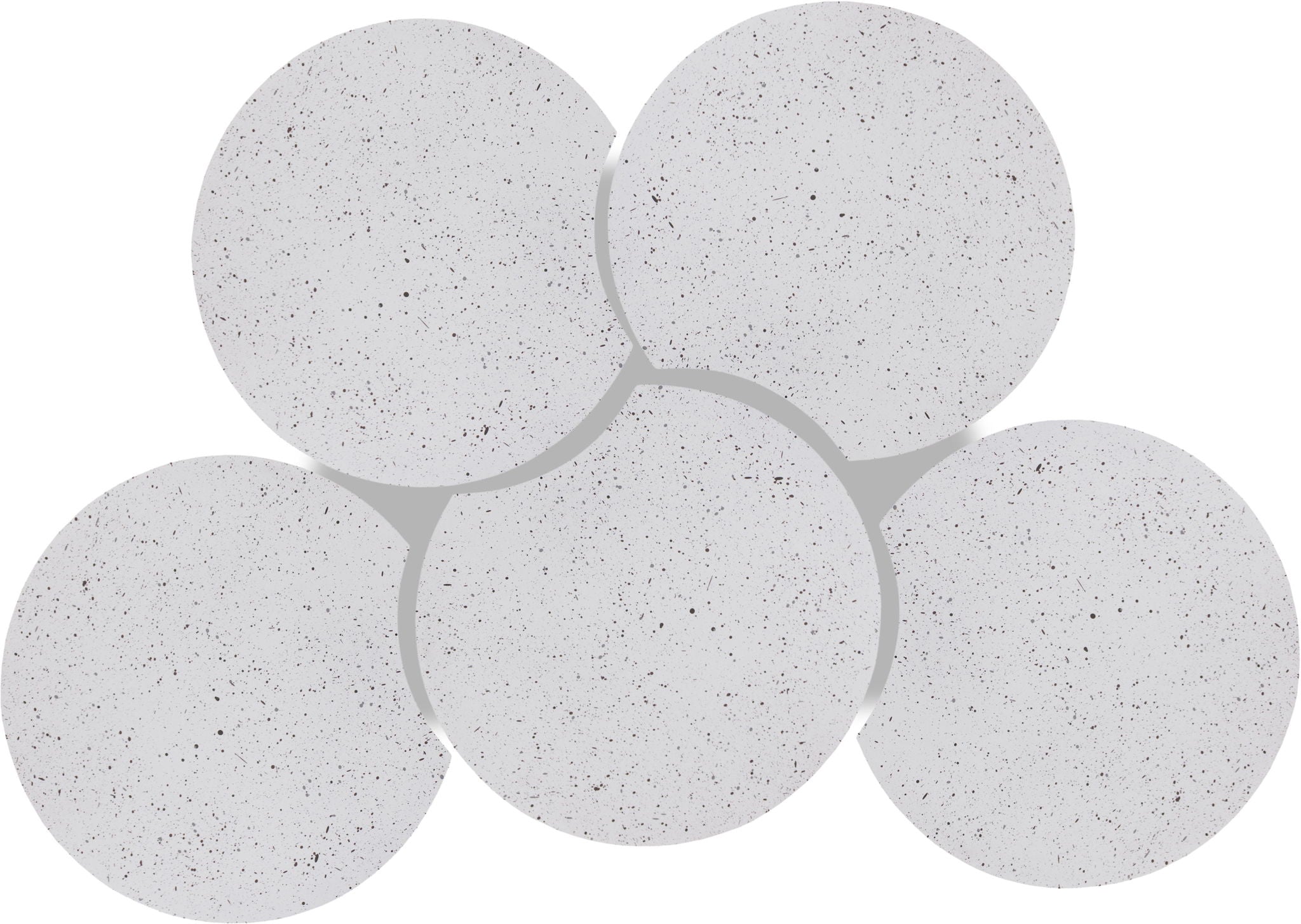 Dimple - 20" 5 Piece Modular Coffee Table - Terazzo Finish - Urban Living Furniture (Los Angeles, CA)