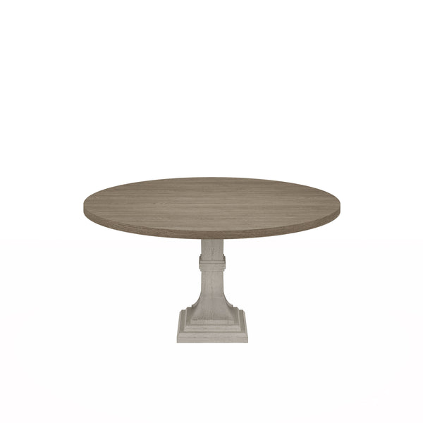 Tannen - Round Dining Table - White And Gray - Urban Living Furniture (Los Angeles, CA)