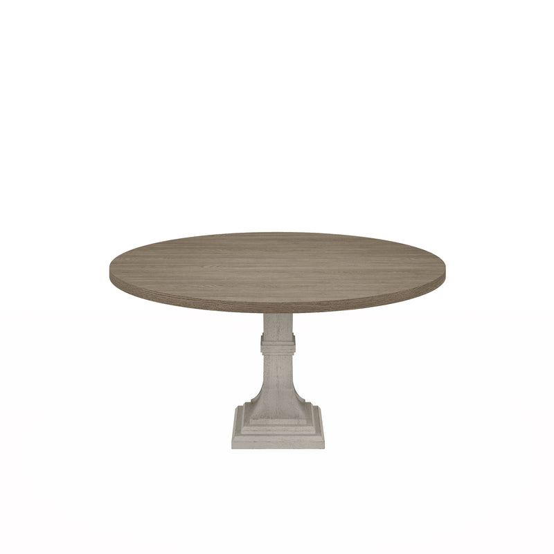 Tannen - Round Dining Table - White And Gray - Urban Living Furniture (Los Angeles, CA)