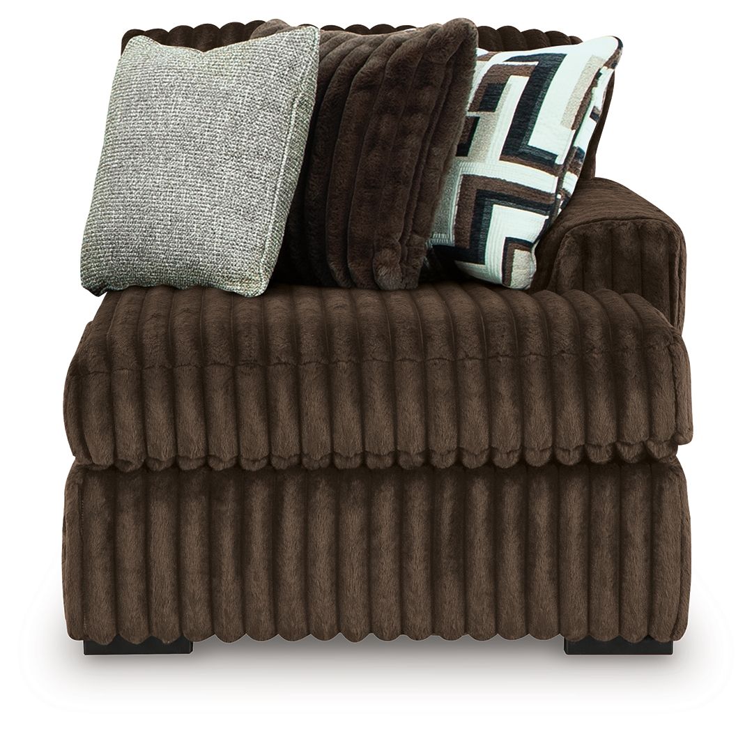 Midnight-Madness - Chocolate - RAF Corner Chaise - Urban Living Furniture (Los Angeles, CA)