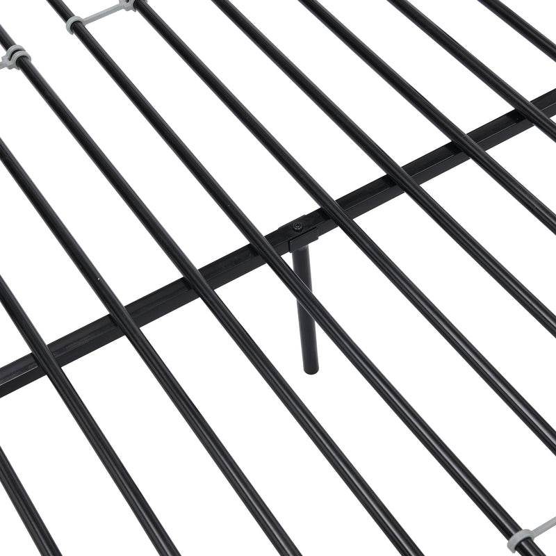 Twin over Twin Metal Bunk Bed - Black - Urban Living Furniture (Los Angeles, CA)