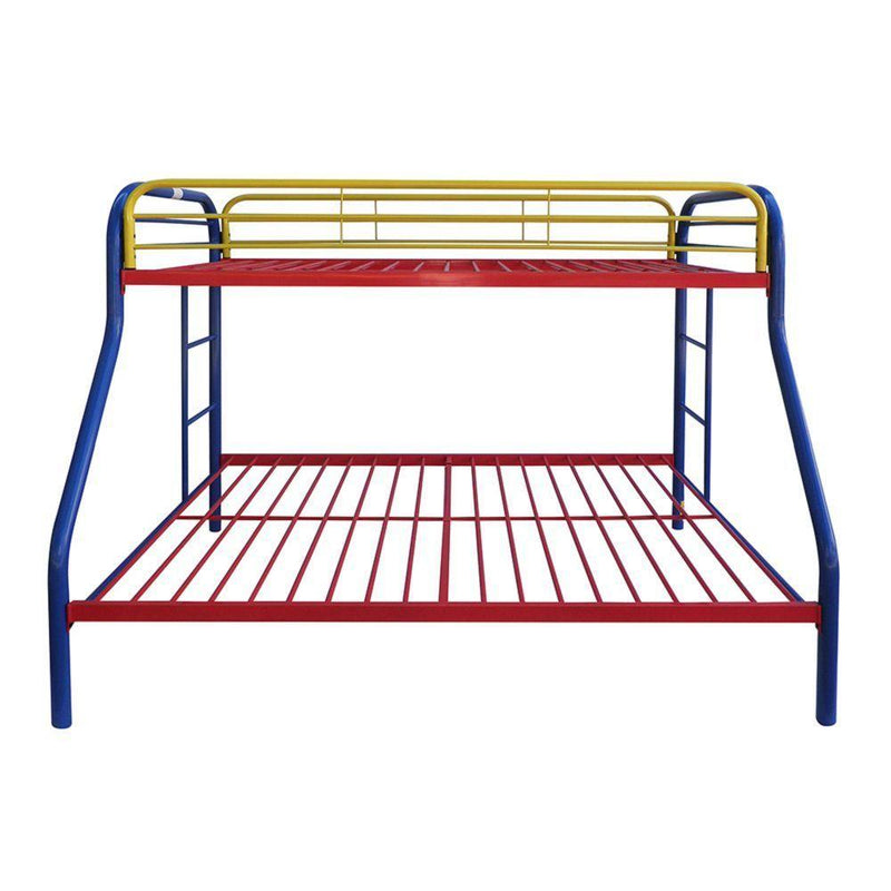 ACME Tritan Twin over Full Metal Bunk Bed - Rainbow