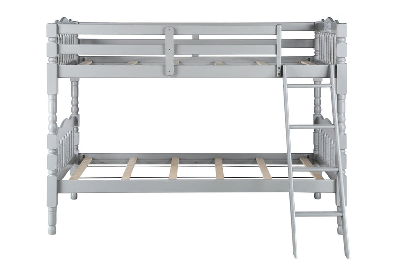 ACME Homestead Twin over Twin Bunk Bed with Ladder - Gray - Urban Living Furniture (Los Angeles, CA)