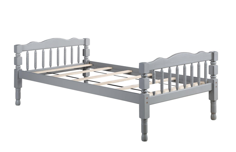 ACME Homestead Twin over Twin Bunk Bed with Ladder - Gray - Urban Living Furniture (Los Angeles, CA)