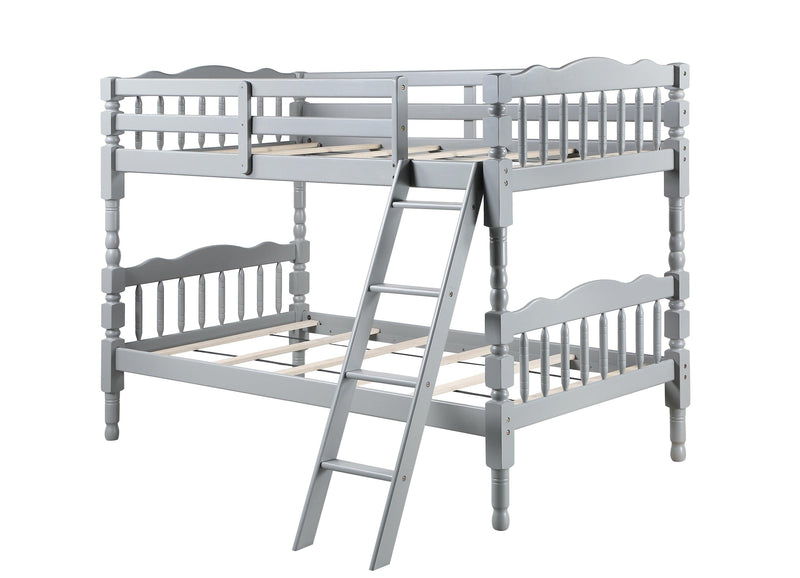 ACME Homestead Twin over Twin Bunk Bed with Ladder - Gray - Urban Living Furniture (Los Angeles, CA)