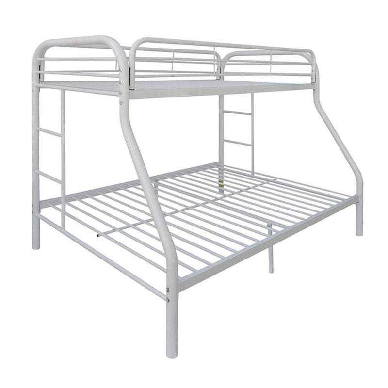 ACME Tritan Twin over Full Metal Bunk Bed - White - Urban Living Furniture (Los Angeles, CA)