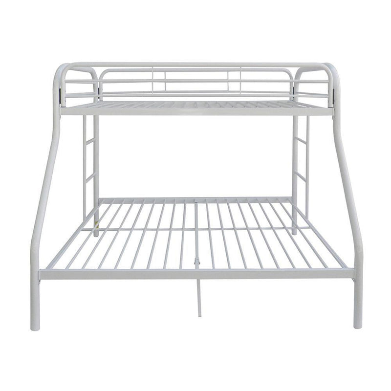 ACME Tritan Twin over Full Metal Bunk Bed - White - Urban Living Furniture (Los Angeles, CA)