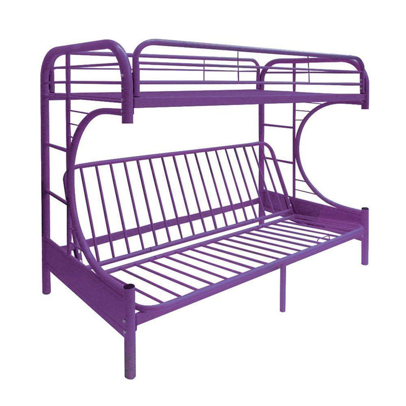 ACME Eclipse Twin over Full Futon Metal Bunk Bed - Purple - Urban Living Furniture (Los Angeles, CA)