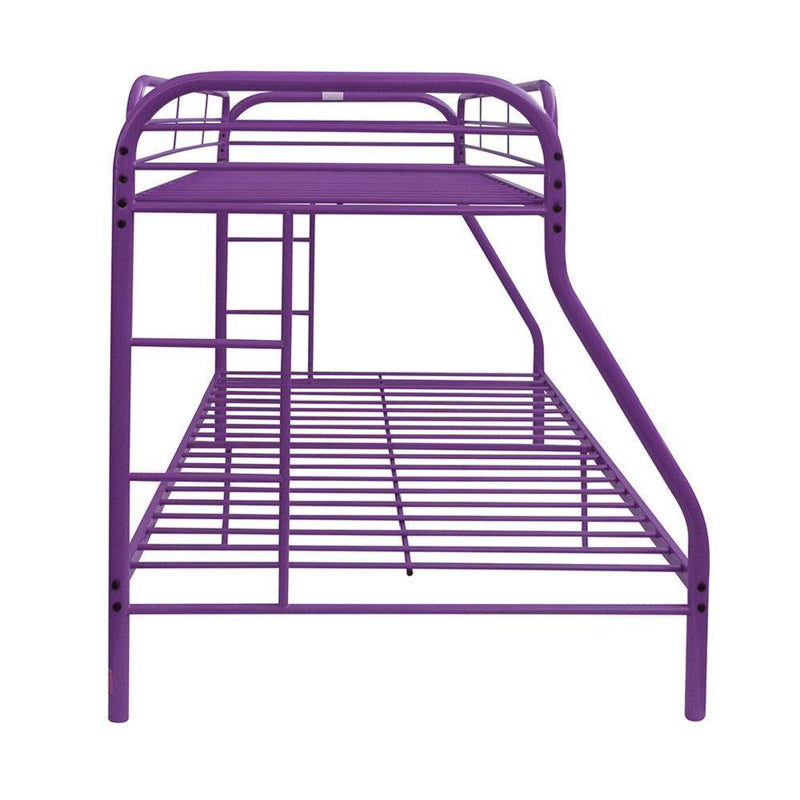 ACME Tritan Twin over Full Metal Bunk Bed - Purple - Urban Living Furniture (Los Angeles, CA)