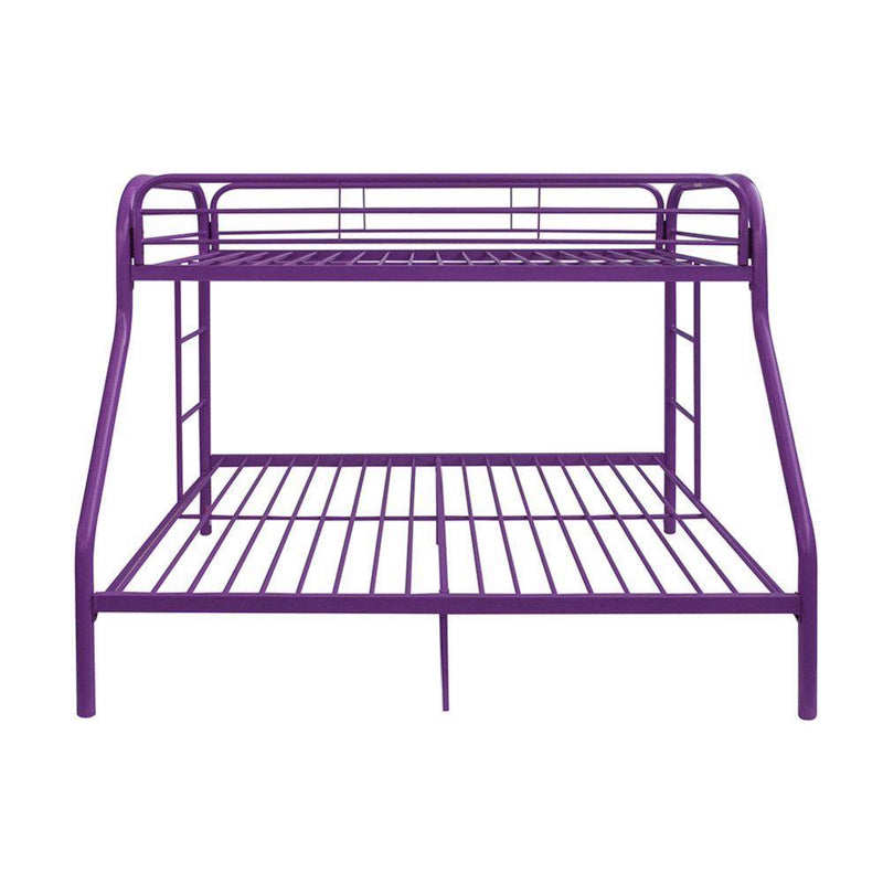 ACME Tritan Twin over Full Metal Bunk Bed - Purple - Urban Living Furniture (Los Angeles, CA)