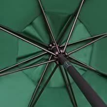 Deluxe 9ft Outdoor Umbrella with Button Tilt, Crank and 8 Sturdy Ribs - Green - Urban Living Furniture (Los Angeles, CA)