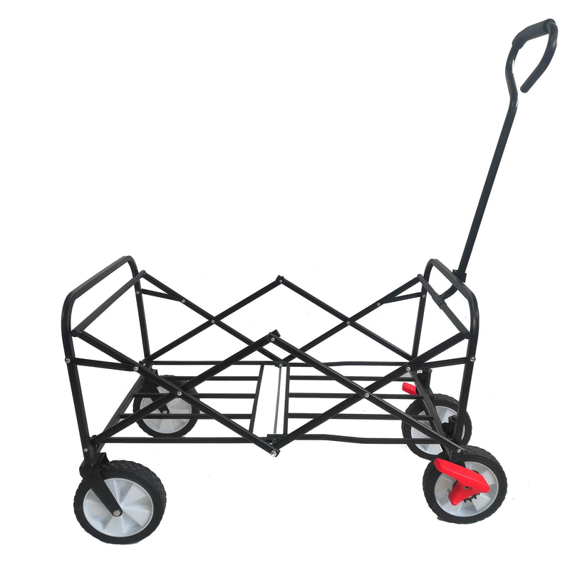 Blue Folding Utility Wagon Shopping Beach Cart - Urban Living Furniture (Los Angeles, CA)