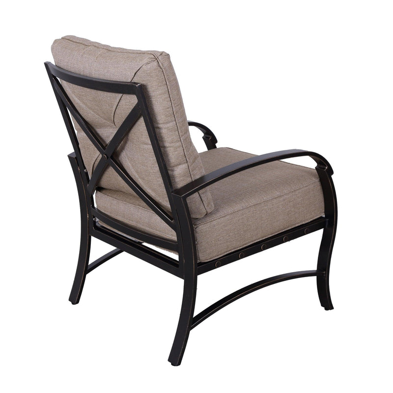 Set of 2 Outdoor Patio Club Chair With Cushion