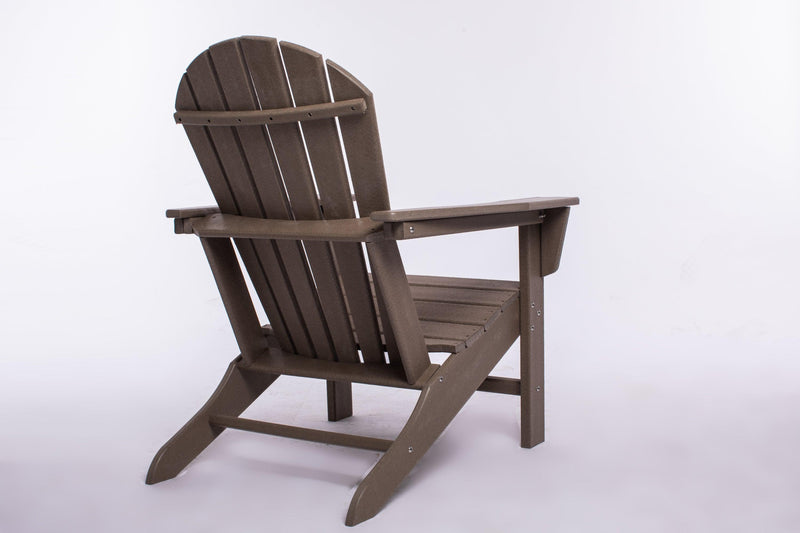 HDPE Resin Wood Adirondack Chair - Dark Brown - Urban Living Furniture (Los Angeles, CA)