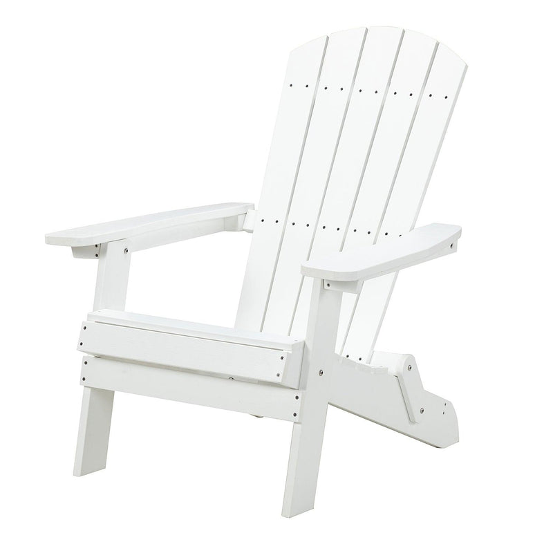 Plastic Folding Adirondack Chair - White - Urban Living Furniture (Los Angeles, CA)