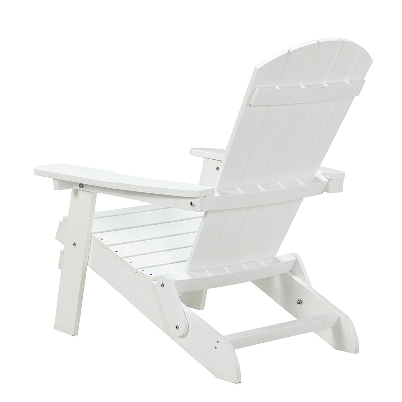 Plastic Folding Adirondack Chair - White - Urban Living Furniture (Los Angeles, CA)