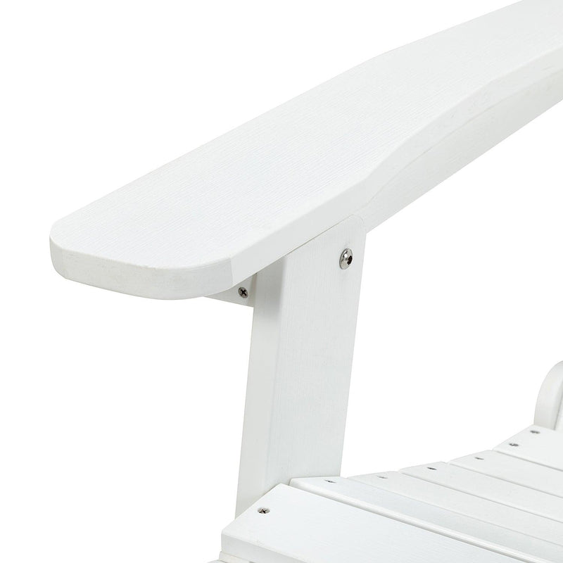 Plastic Folding Adirondack Chair - White - Urban Living Furniture (Los Angeles, CA)