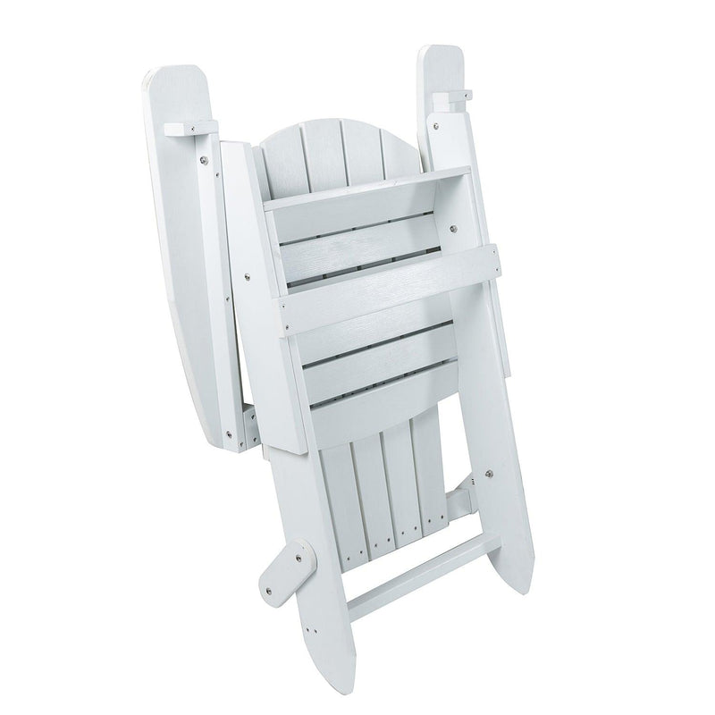 Plastic Folding Adirondack Chair - White - Urban Living Furniture (Los Angeles, CA)