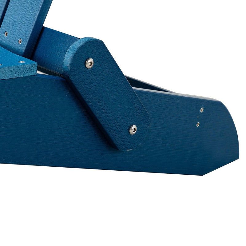 Plastic Folding Adirondack Chair - Blue