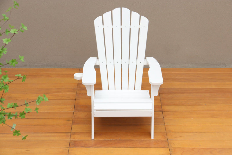 Polystyrene Adirondack Chair - White - Urban Living Furniture (Los Angeles, CA)