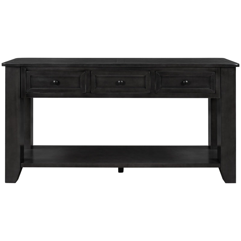 55''Modern Console Table Sofa Table for Living Room with 3 Drawers and 1 Shelf (As Same As WF288520AAB) - Urban Living Furniture (Los Angeles, CA)