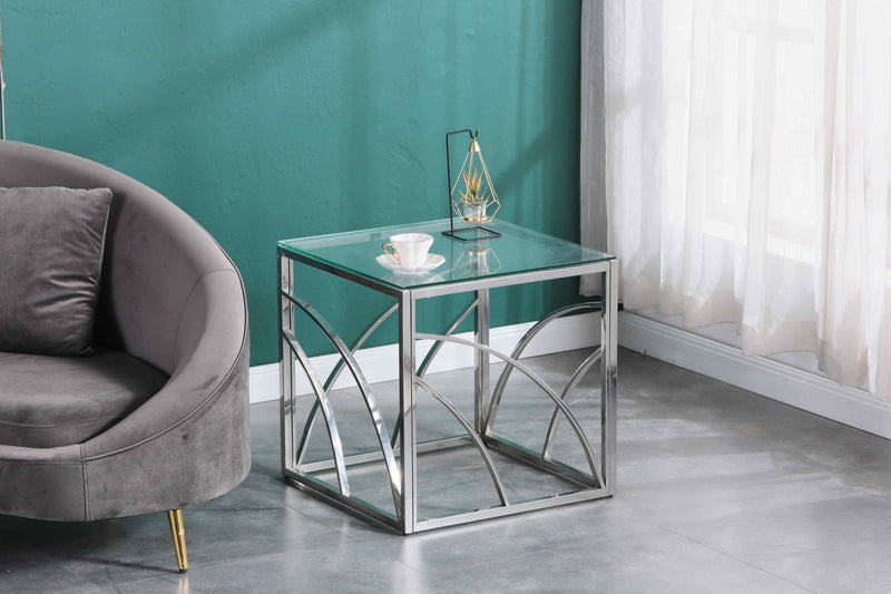 Glass End Table ld Small Coffee Table Sofa Table - Urban Living Furniture (Los Angeles, CA)