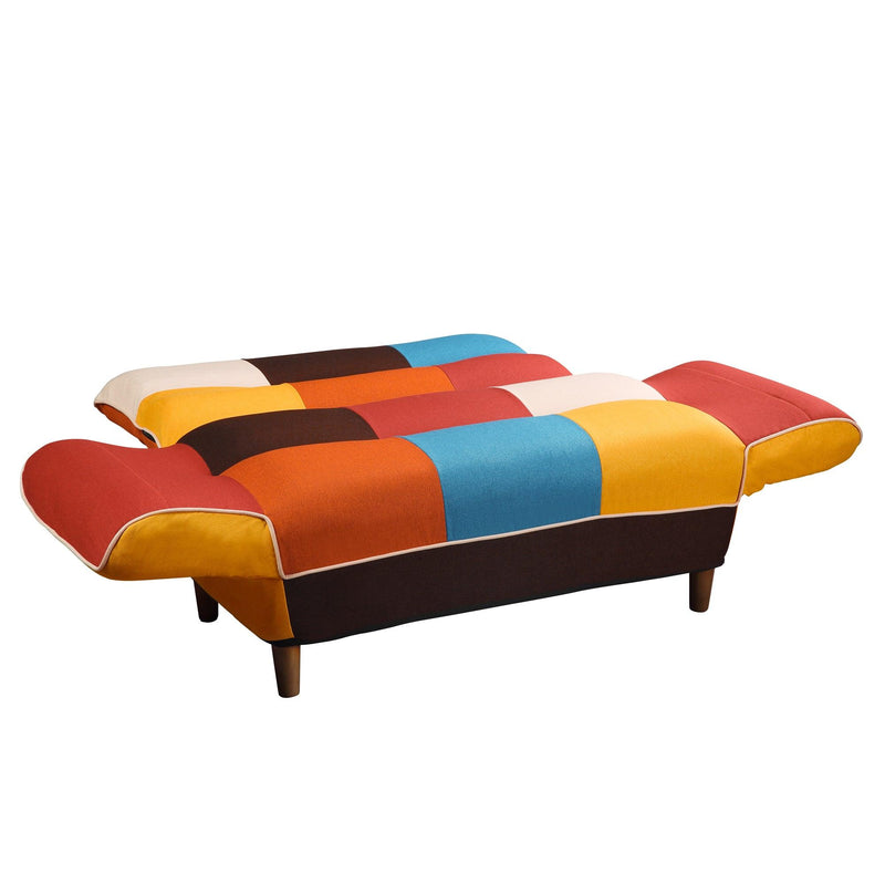 Small Space Colorful Sleeper Sofa, Solid Wood Legs - Urban Living Furniture (Los Angeles, CA)