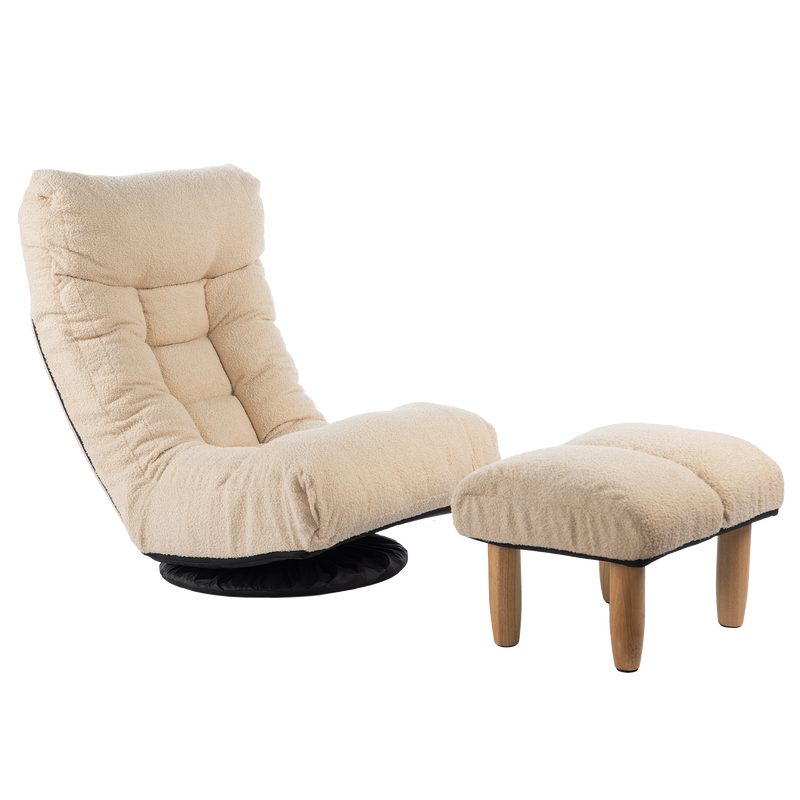 Single sofa reclining chair Japanese chair lazy sofa tatami balcony reclining chair leisure sofa adjustable chair - Urban Living Furniture (Los Angeles, CA)