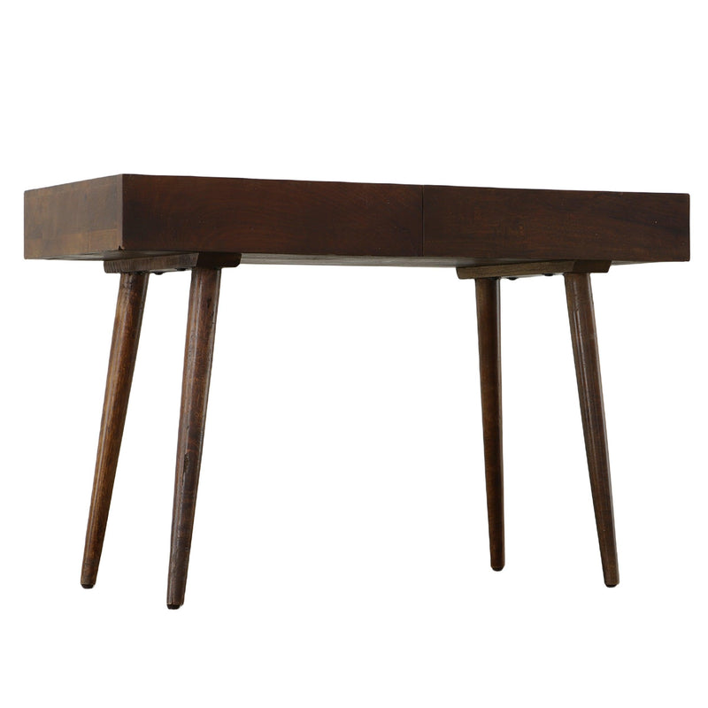 ManWood Writing Desk with Two Drawers and Tapered Legs, Brown - Urban Living Furniture (Los Angeles, CA)