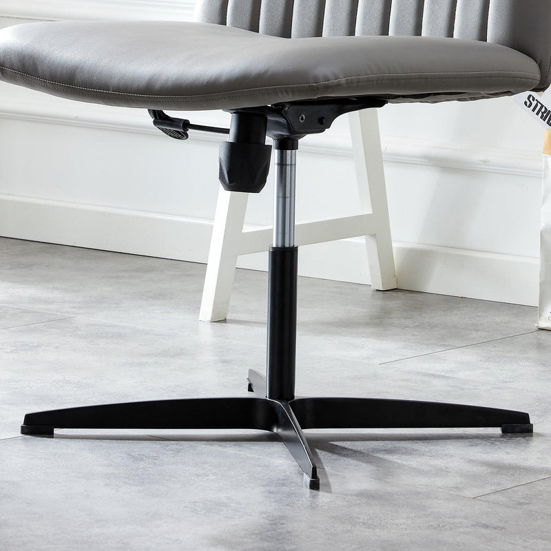 High Grade Pu Material. Home Computer Chair Office Chair Adjustable 360 ° Swivel Cushion Chair With Black Foot Swivel Chair Makeup Chair Study Desk Chair. No Wheels - Urban Living Furniture (Los Angeles, CA)