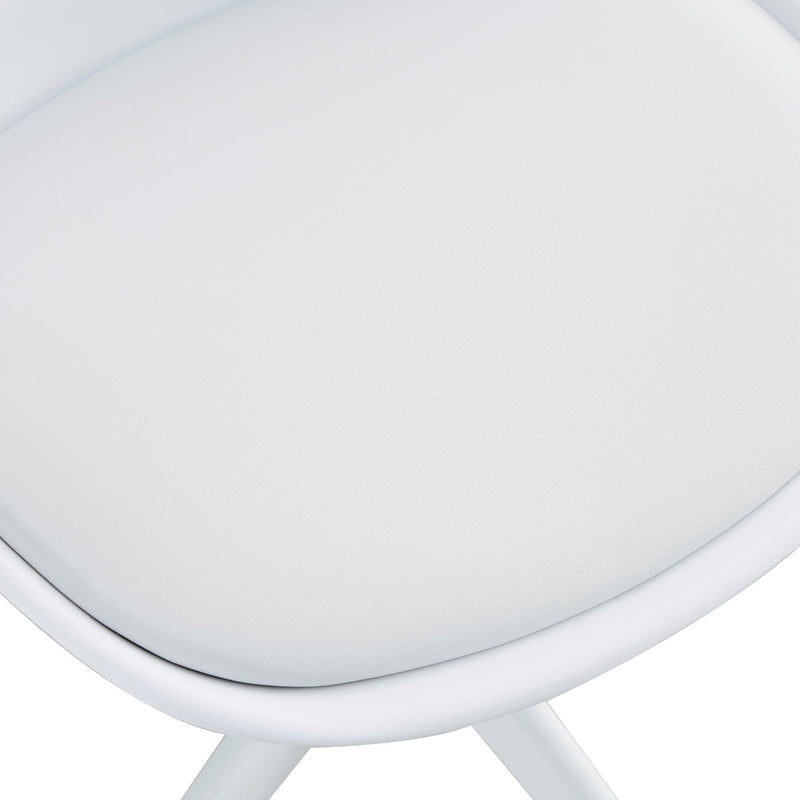 Modern Home Office Desk Chairs, Adjustable 360 °Swivel  Chair Engineering  Plastic Armless Swivel Computer  Chair With Wheels for Living Room, Bed Room Office Hotel Dining Room and White. - Urban Living Furniture (Los Angeles, CA)