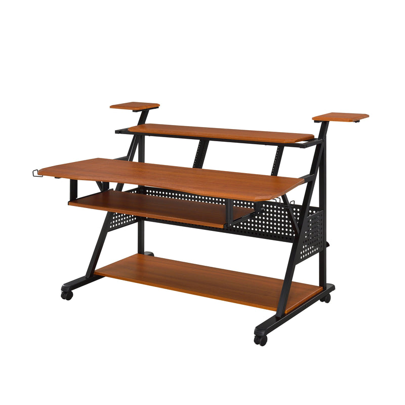 ACME Willow Music Desk, Cherry & Black Finish OF00990 - Urban Living Furniture (Los Angeles, CA)