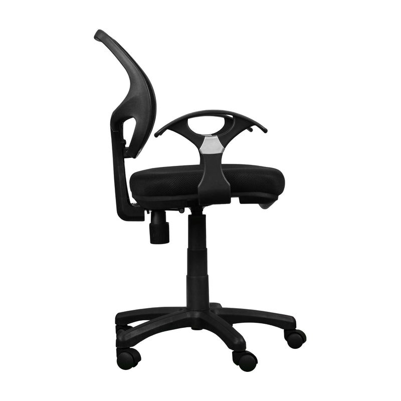 Techni Mobili Midback Mesh Task Office Chair, Black