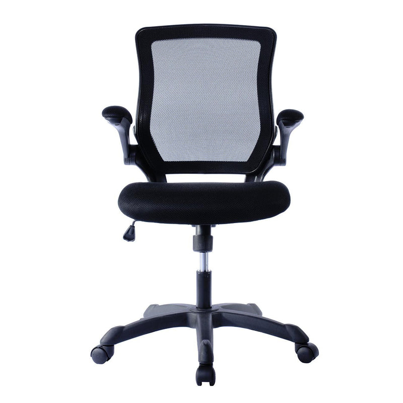 Techni Mobili Mesh Task Office Chair with Flip-Up Arms, Black - Urban Living Furniture (Los Angeles, CA)