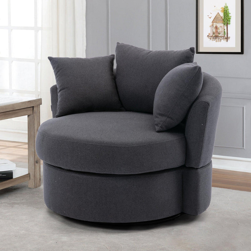 Modern  Akili swivel accent chair  barrel chair  for hotel living room /Modern  leisure chair - Urban Living Furniture (Los Angeles, CA)