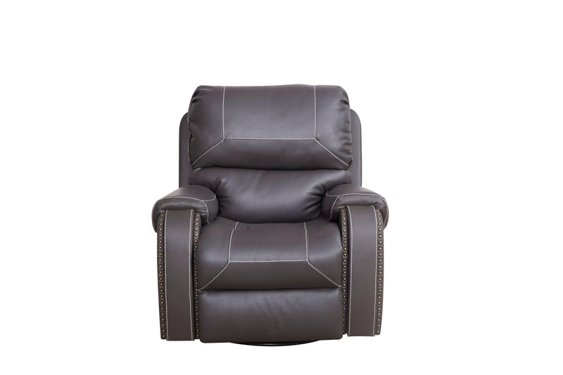 Faux Leather Reclining Sofa Couch Single Chair for Living Room Grey - Urban Living Furniture (Los Angeles, CA)