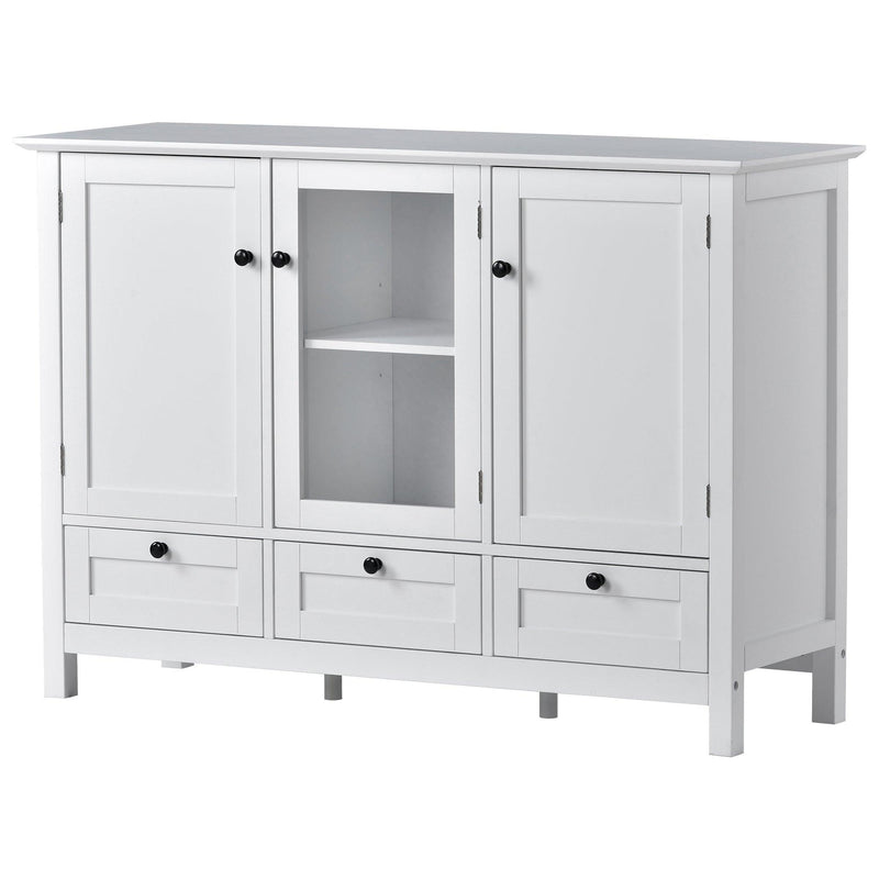 44.9'' Accent CabinetModern Console Table Sideboard for Living Room Dining Room With 2 Doors, 3 Drawers