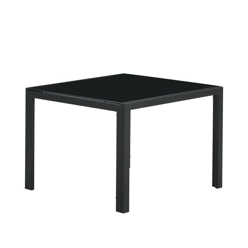 Coffee Table Set of 2, SquareModern Table with Tempered Glass Finish for Living Room,Black - Urban Living Furniture (Los Angeles, CA)