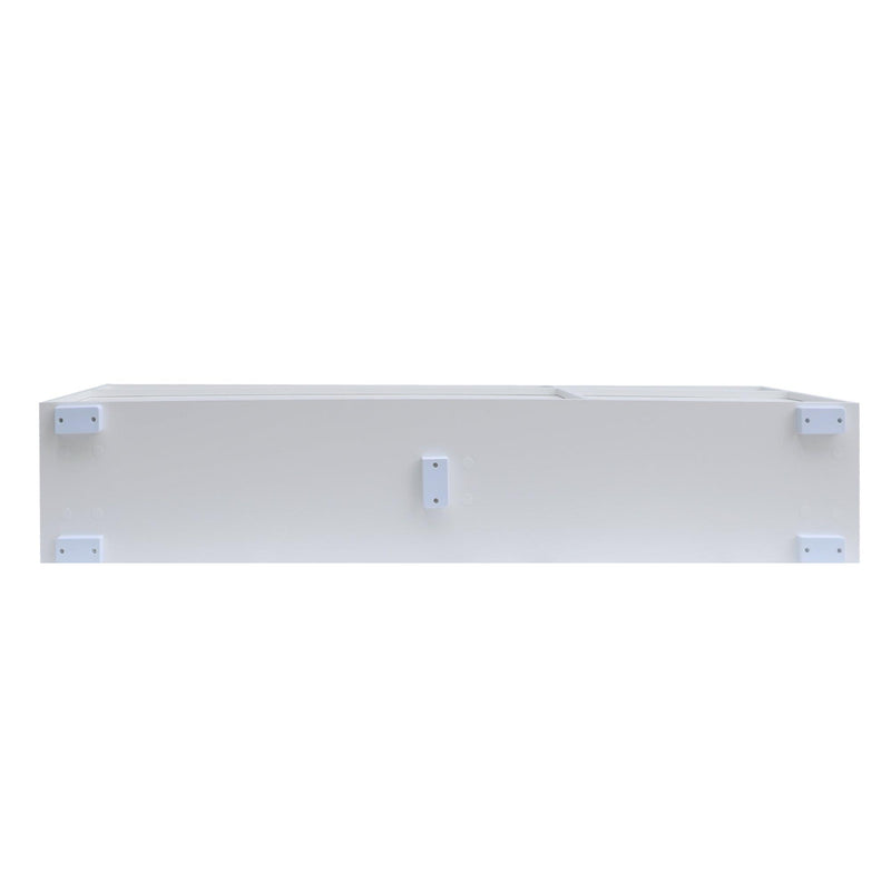 62.99 inchModern style multi-storage space white slide rail TV cabinet