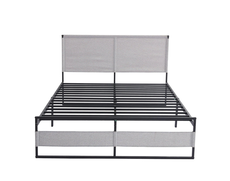 V4 Metal Bed Frame 14 Inch King Size with Headboard and Footboard, Mattress Platform with 12 InchStorage Space - Urban Living Furniture (Los Angeles, CA)