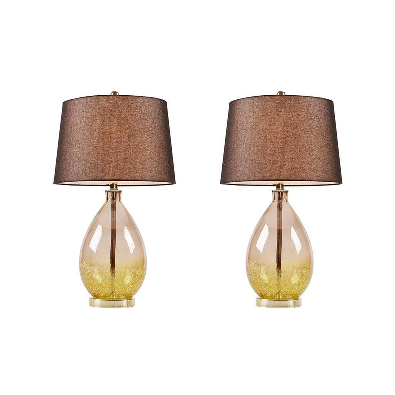 Cortina Ombre Glass Table Lamp, Set of 2 - Urban Living Furniture (Los Angeles, CA)