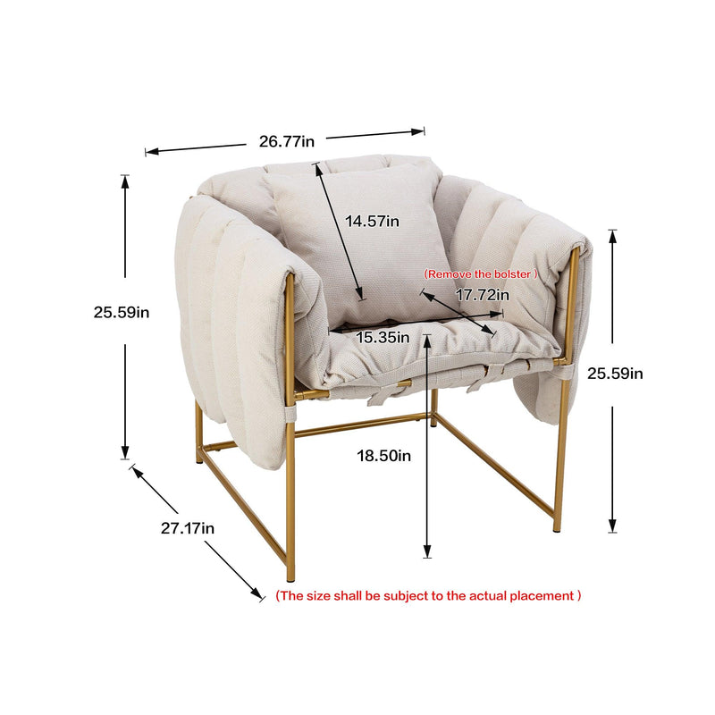 Accent Chair ,leisure single sofa with metal frame - Urban Living Furniture (Los Angeles, CA)