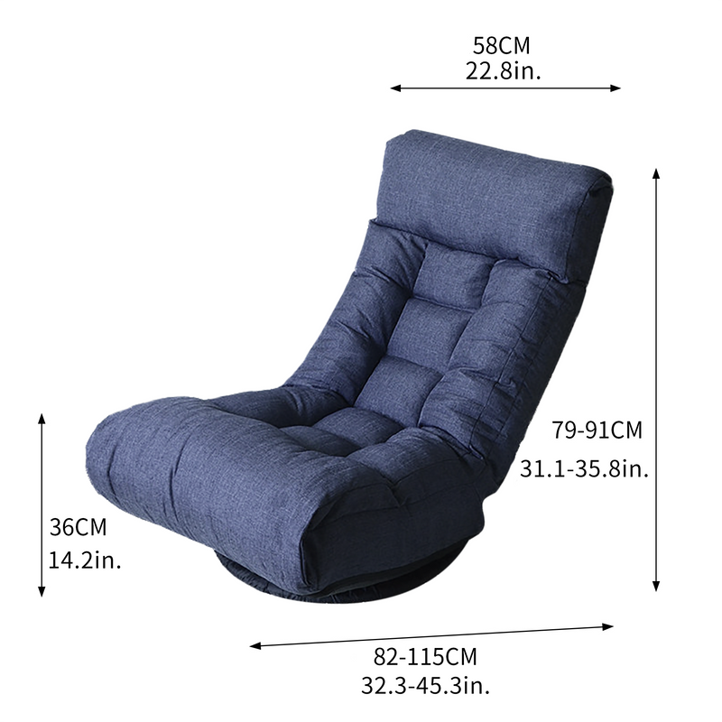 floor chair single sofa reclining chair Japanese chair lazy sofa tatami balcony reclining chair leisure sofa adjustable chair - Urban Living Furniture (Los Angeles, CA)