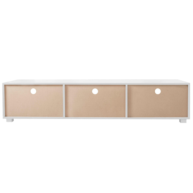 White TV Stand for 70 Inch TV Stands, Media Console Entertainment Center Television Table, 2Storage Cabinet with Open Shelves for Living Room Bedroom - Urban Living Furniture (Los Angeles, CA)