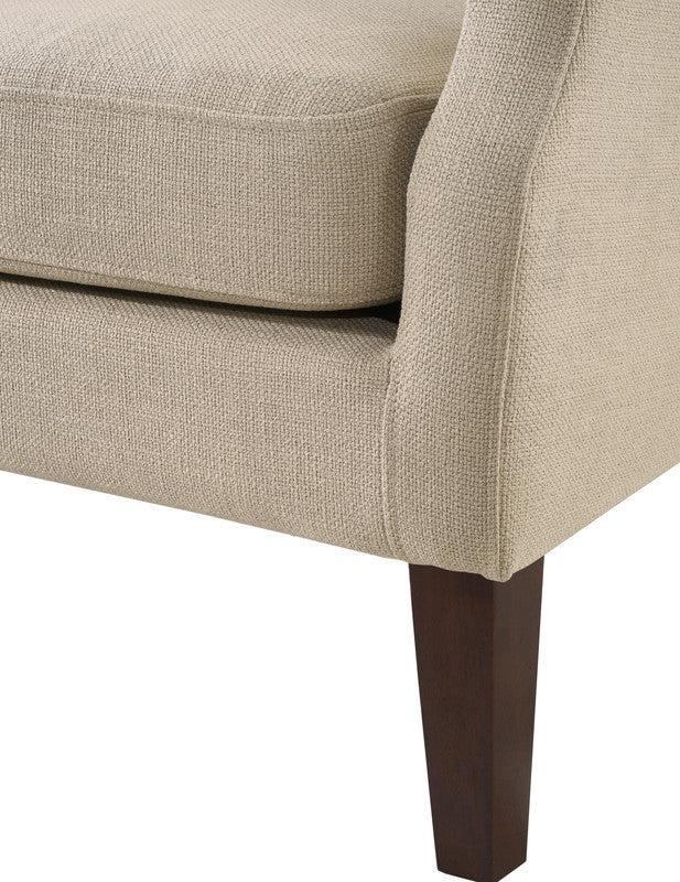 Irwin Beige Linen Button Tufted Wingback Chair - Urban Living Furniture (Los Angeles, CA)