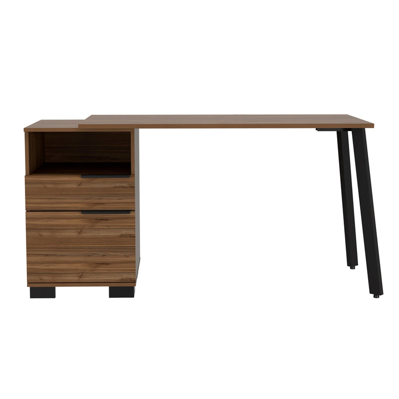 Andover Writing Desk with Built-in Cabinet Mahogany - Urban Living Furniture (Los Angeles, CA)