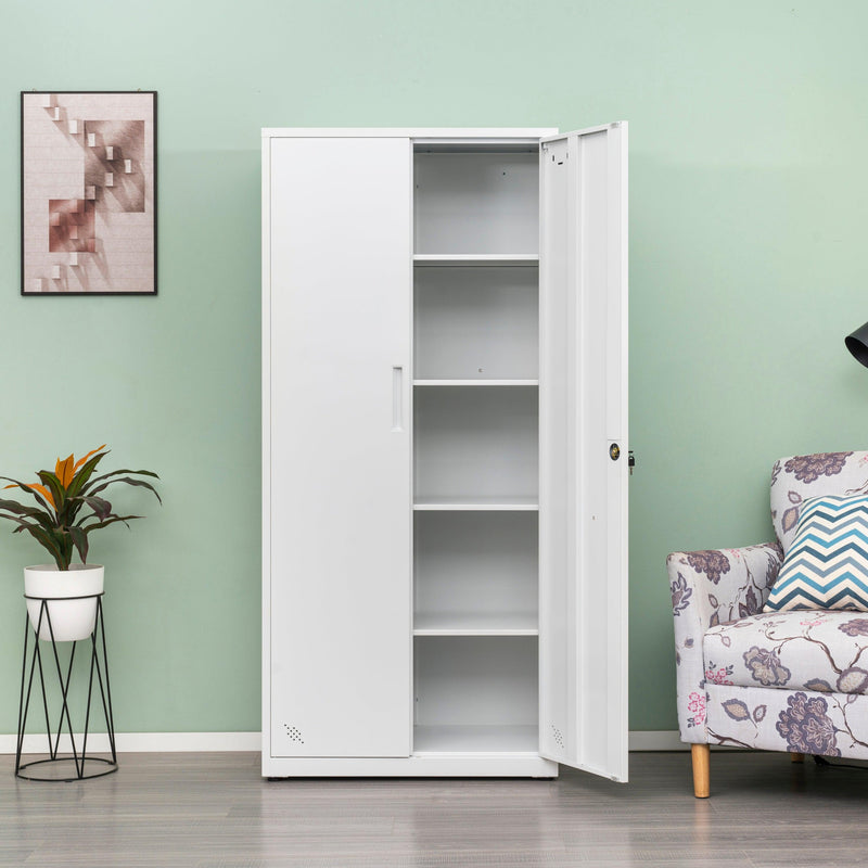 HighStorage Cabinet with 2 Doors and 4 Partitions to Separate 5Storage Spaces, Home/ Office Design - Urban Living Furniture (Los Angeles, CA)